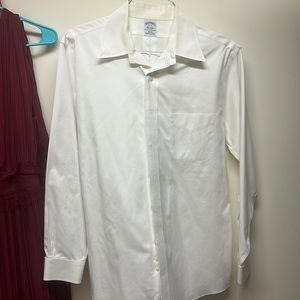 Brooks Brothers Men’s Dressy White Button Down